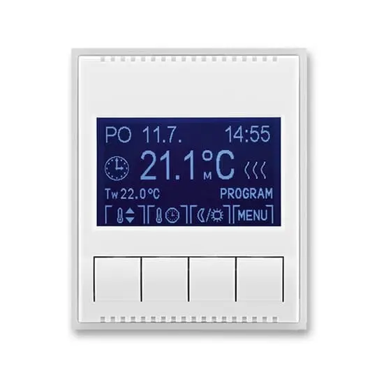termostat programovatelný ELEMENT/TIME 3292E-A10301 01 bílá/ledová bílá